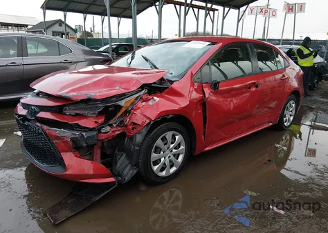 2020 Toyota Corolla Le z USA, uszkodzony, nr VIN JTDEPRAE5LJ095654